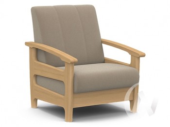 Кресло для отдыха Омега (бук лак/CATANIA LATTE) в Новотырышкино - novotyryshkino.mebel54.com | фото