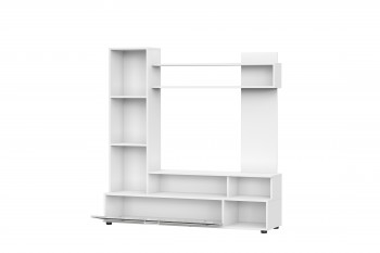 Мебель для гостиной "МГС 9" Белый / Цемент светлый в Новотырышкино - novotyryshkino.mebel54.com | фото